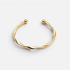 Women's Twisted Open Cuff Bangle