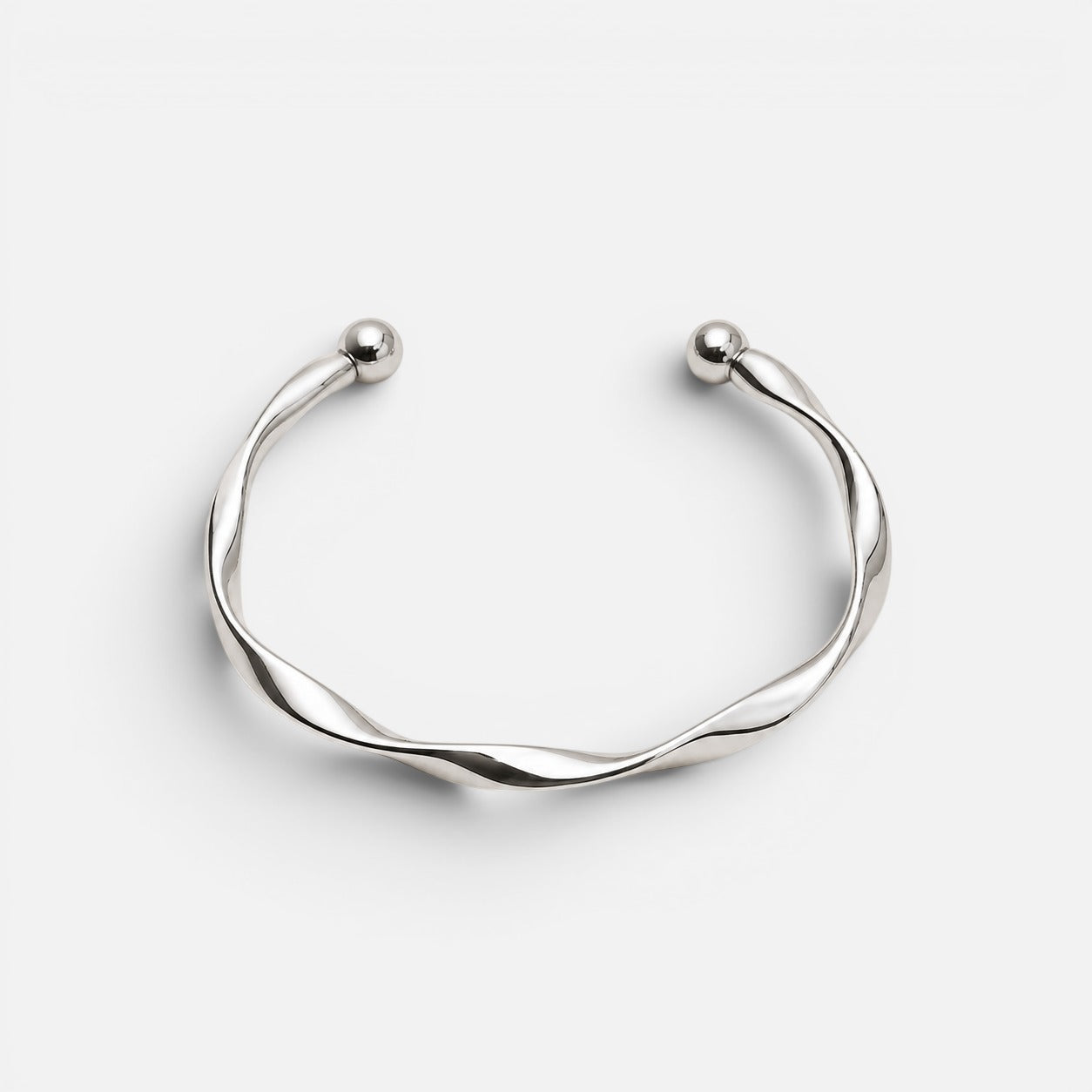 Women's Twisted Open Cuff Bangle