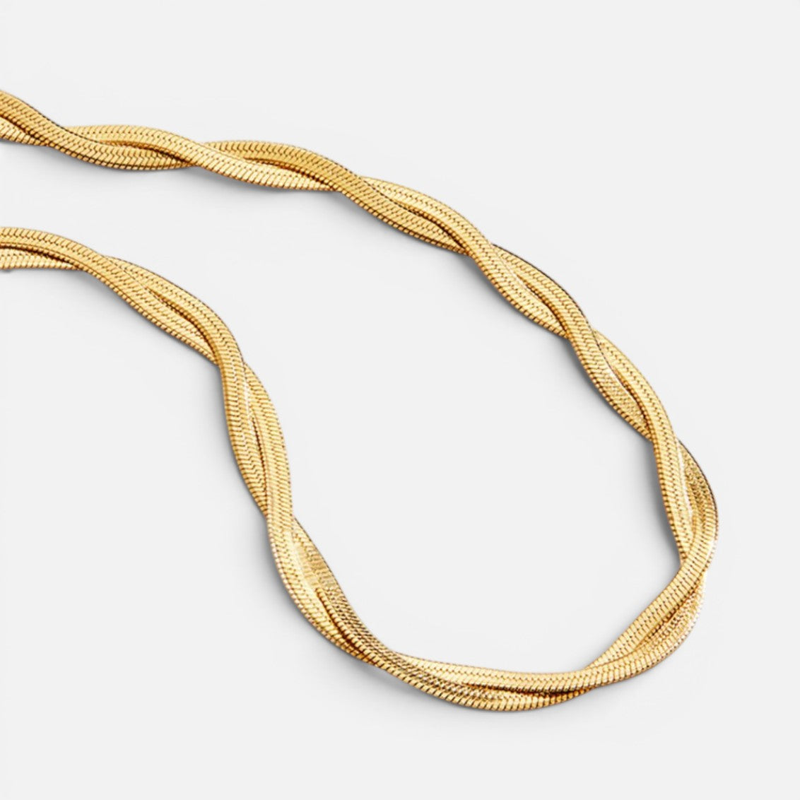 Women's Twisted Snake Chain Necklace