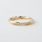 Women's Two-Strand Pave Ring