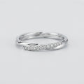 Women's Two-Strand Pave Ring