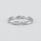 Women's Two-Strand Pave Ring
