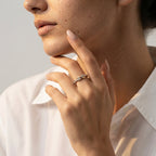 Women's Two-Tone Figure-Eight Ring