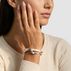 Women's Wave Open Cuff Bangle