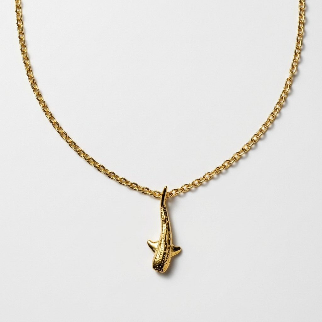 Women's Whale Shark Pendant Necklace