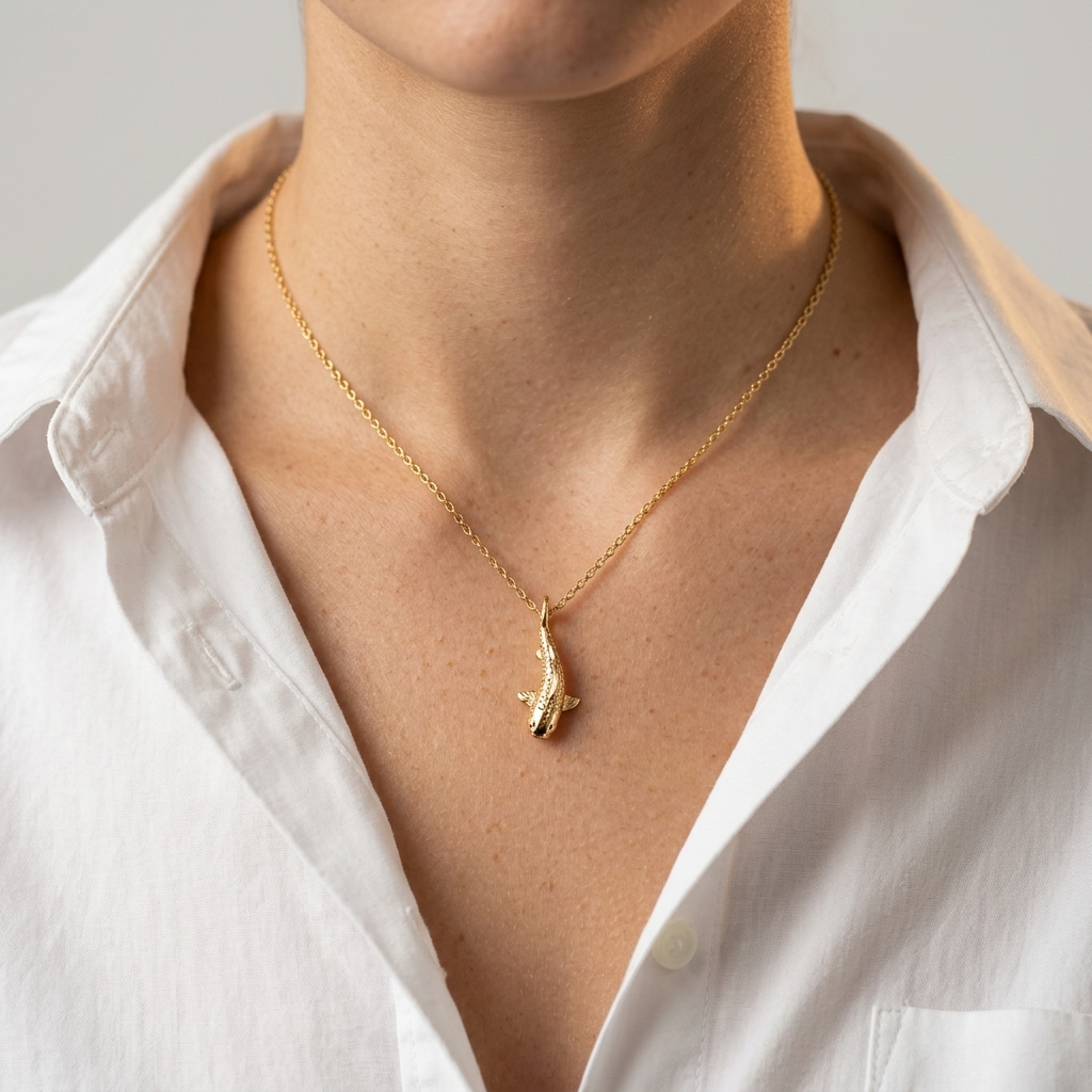 Women's Whale Shark Pendant Necklace