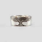 Women's Wide Engraved Ring