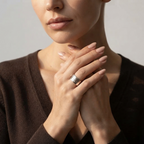 Women's Wide Engraved Ring