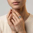 Women's Wide Wave Ring