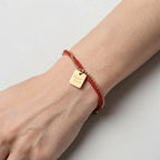 Women's Woven Cord Good Luck Charm Bracelet
