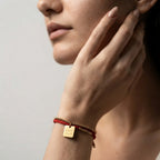Women's Woven Cord Good Luck Charm Bracelet
